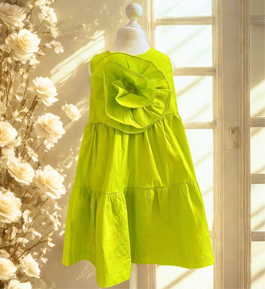Vestido Limoncella – Frescura y estilo para niñas (Tallas 4 a 12 años)