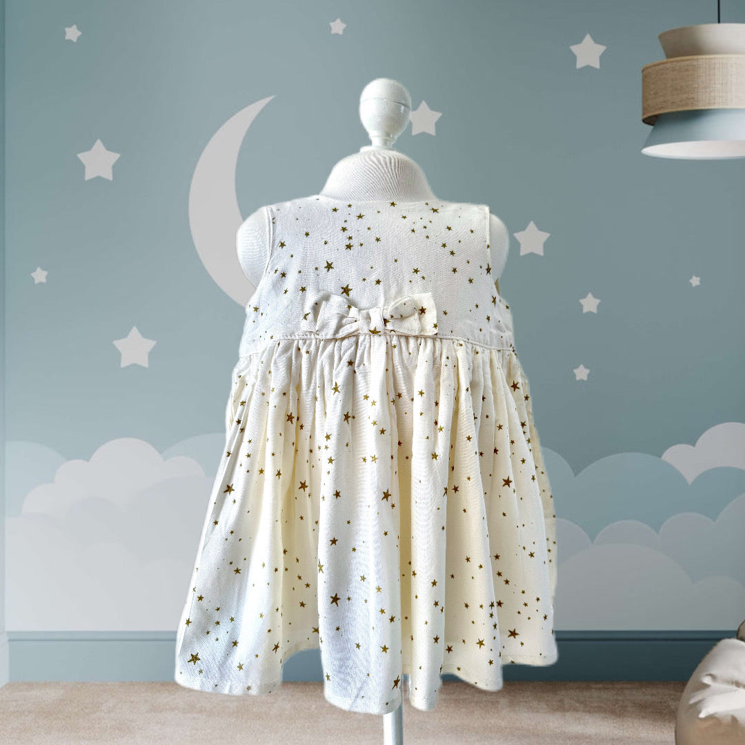 Vestido para bebé “Ensueño” – Ternura y frescura en un diseño adorable (Tallas 6m a 24m)